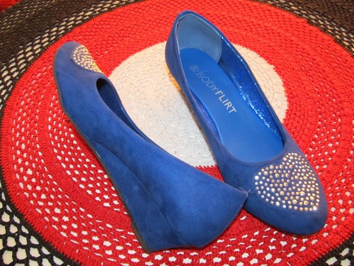 Velourspump royalblau - velourspump,
