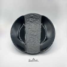 Seltene Rosenthal Bjørn Wiinblad Schale mit Reliefdekor in Schwarz