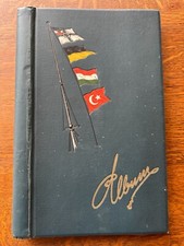 altes Leer Ansichtskarten Postkarten Album, 231/35