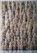 FESTTAGE - Plakat - Hessischer Rundfunk - Günther Kieser - Poster - A0 - A