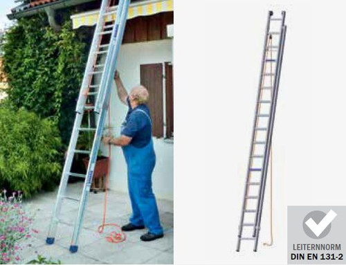 Seilzugleiter teilig typ 960 - seilzugleiter, 2-teilig