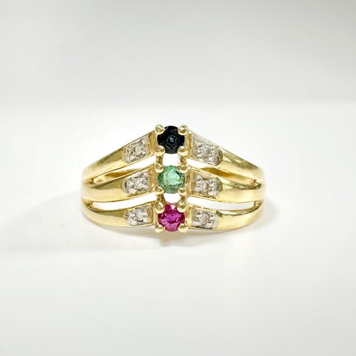 Vintage 18k tutti frutti - vintage,