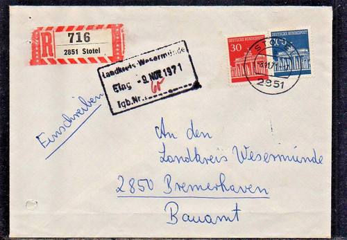 0493 ebf einschreiben brief - 0493#,
