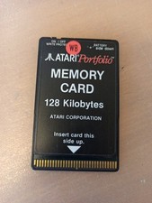 Atari Portfolio Memory Card 128KB,mit einigen PoFo Programmen: PIN, FM, DIAGNOSE