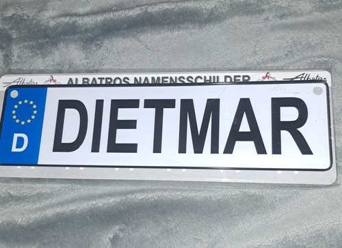 Namensschild dietmar - namensschild,
