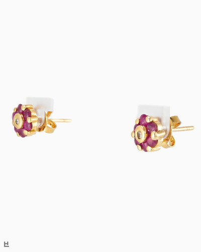 Florale vintage ohrstecker - florale,