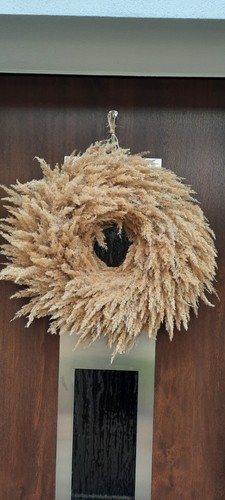 Kranz aus gräsern - kranz,