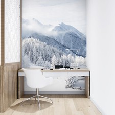 3D Schneewald ZHU143 Tapete