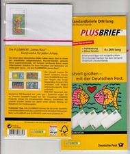 4 verschiedene PLUSBRIEF 0,55