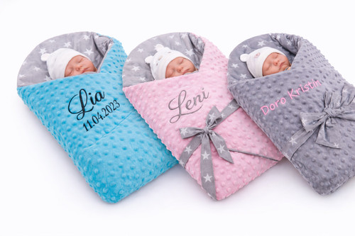 Botobaby babydecke mit namen - babydecke,