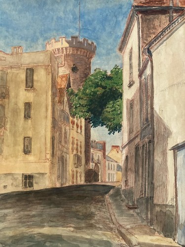 Schönes aquarell ende jh - aquarell,