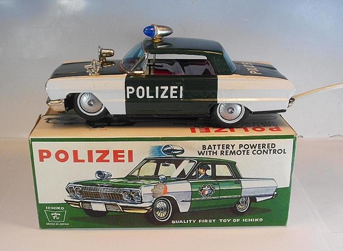 Ichiko blechspielzeug polizei - ichiko,