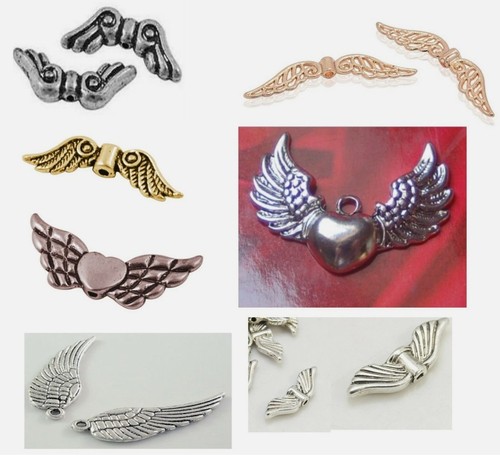 Engelflügel metall silber - engelflügel,