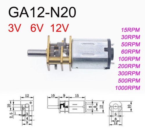 N20 12v mini ga12 - mini, ga12-n20