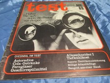 Test ,  August 1969  ,  Nostalgie  Technik  u.a.  Auto - Radios , Ferngläser