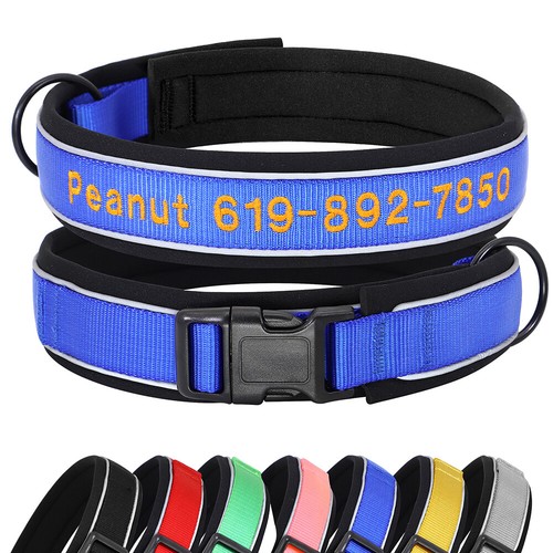 Hundehalsband bestickt mit - hundehalsband,