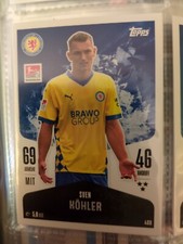Match Attax Saison2024/25 alle 3 Basiskarten Eintracht Braunschweig Nr. 400-402