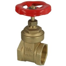 Messing Muffenschieber 1 1/2"