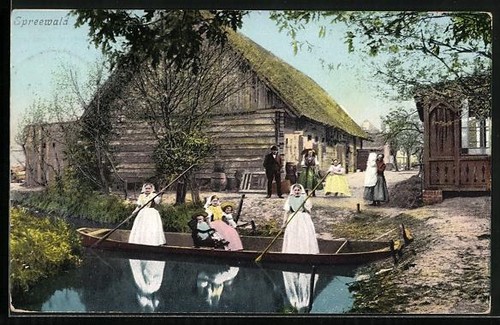 Ansichtskarte spreewald - ansichtskarte,