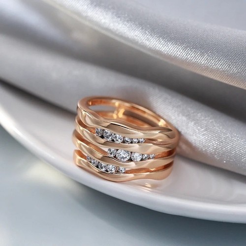 Eleganter ring 585 rotgold - ring,