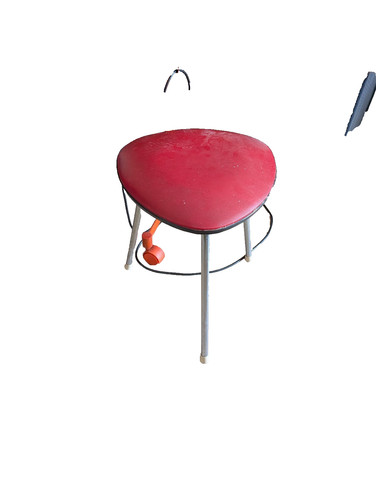 70er jahre hocker rot - jahre,