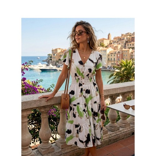 Paradiso kleid abstrakt print - kleid,