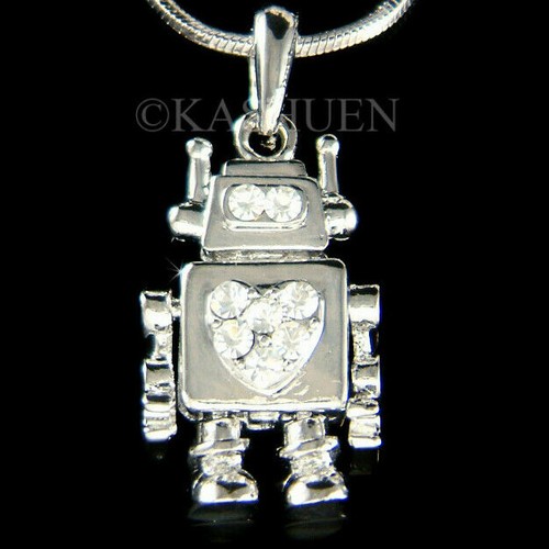 Roboter herz mit swarovski - herz,