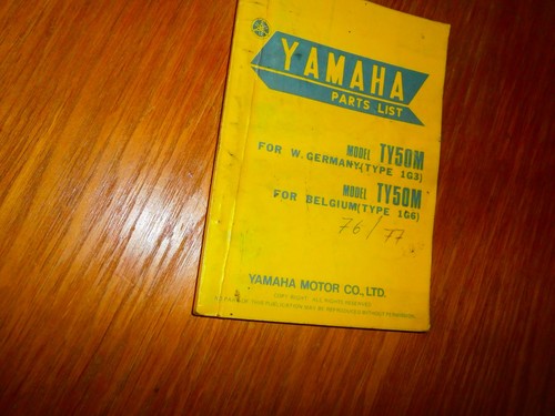 Yamaha 50m parts list - 50m,