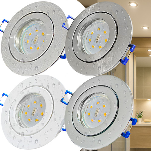 Led bad einbauleuchte ip44 - bad,