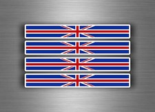 4x flagge Aufkleber auto moto