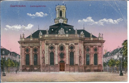 Saarbrücken ludwigskirche - saarbrücken,,