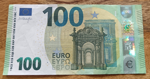 Euro 100 banknote 2019 - euro, ea