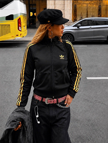 Adidas firebird jacke schwarz - adidas,