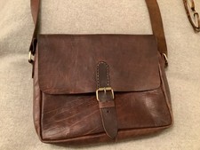 Umhängetasche braun Leder