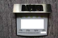 Praxisschild Solarschild Hausnummer 32 x 28  cm