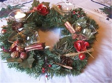 4 Teelicht Kerzen Halter für Adventskranz Weihnachten Glasstecker Qualität 