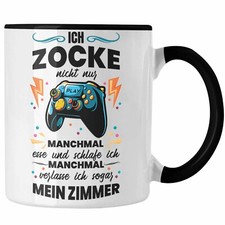 Trendation - Lustige Gamer Tasse Ich Zocke Nicht Nur Geschenk Zocker Lustiger Sp