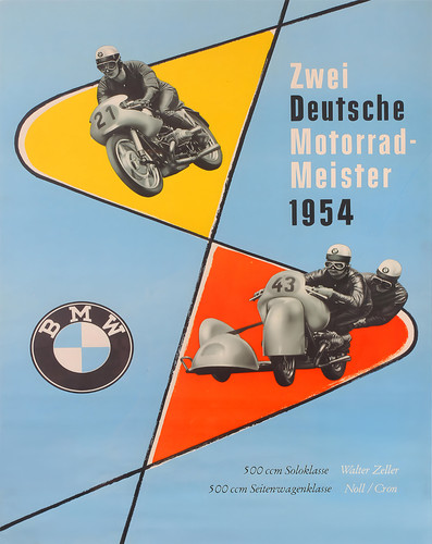 Bmw motorrad champions poster - champions,