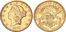 USA 20 Dollar Gold 1897 S