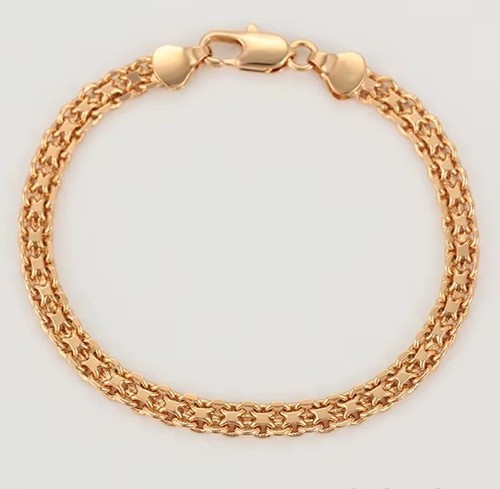 Armband rosegold 750 vergoldet - rosegold,