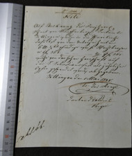 Historisches Dokument Rechnung