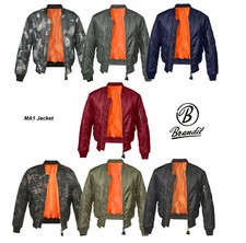 Brandit Bomberjacke MA1 Jacket BW US Fliegerjacke Jacke Rot Blau Grün Schwarz