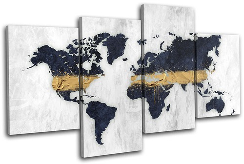 Modern navy gold - gold, world
