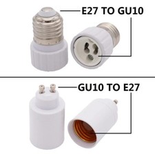 2x Lampenfassung E27 Auf GU10