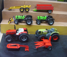 Siku 1:32 Konvolut Traktoren und Zubehör mit Fehlteilen "Gebraucht"(276)