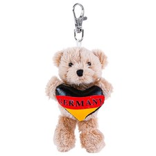 Schlüsselanhänger Teddybär Germany 10 cm Plüschteddy