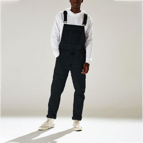 Herren latz denim jeans - latz,