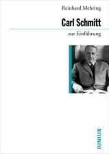 Carl Schmitt zur Einführung |