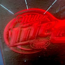 40x30"It's Miller Time Neon