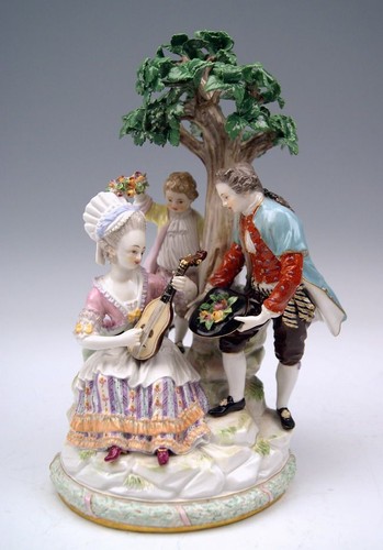 Meissen figur liebes paar - meissen,